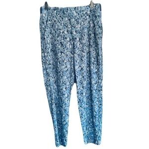 NWOT Athleta Brooklyn Travel Ankle Pants in Captivate Chrome size 10